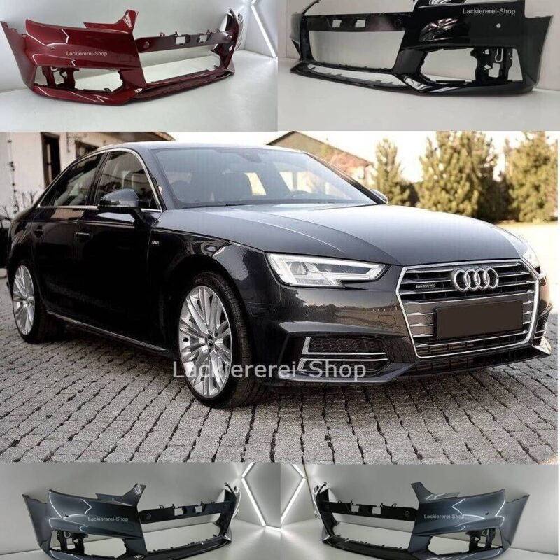 STOßSTANGE VORNE LACKIERT IN WUNSCHFARBE NEU für Audi A4 B9 S-Line 2015-2019
