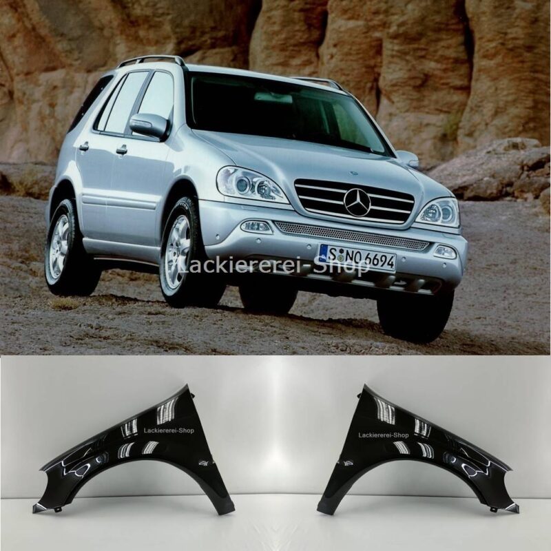KOTFLÜGEL VORNE LACKIERT IN WUNSCHFARBE NEU für Mercedes ML 2001-2005