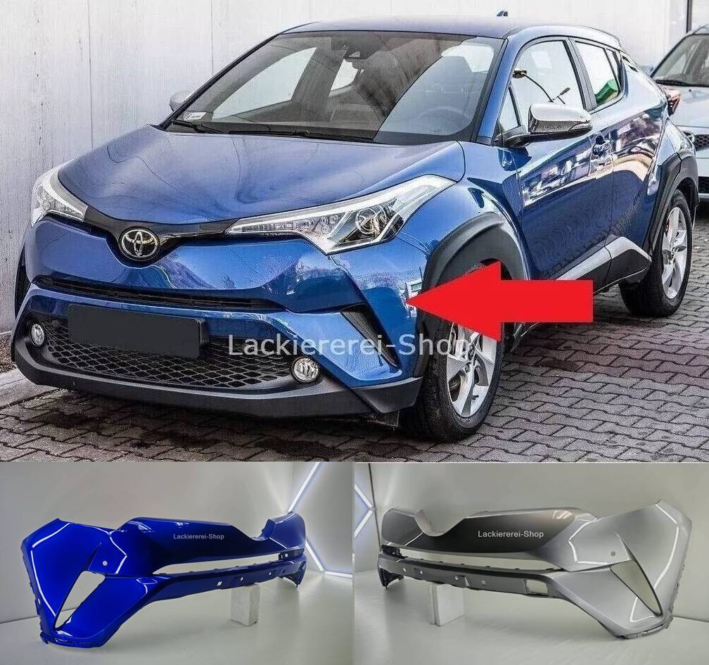 STOßSTANGE VORNE LACKIERT IN WUNSCHFARBE NEU für Toyota C-HR 2016-2019