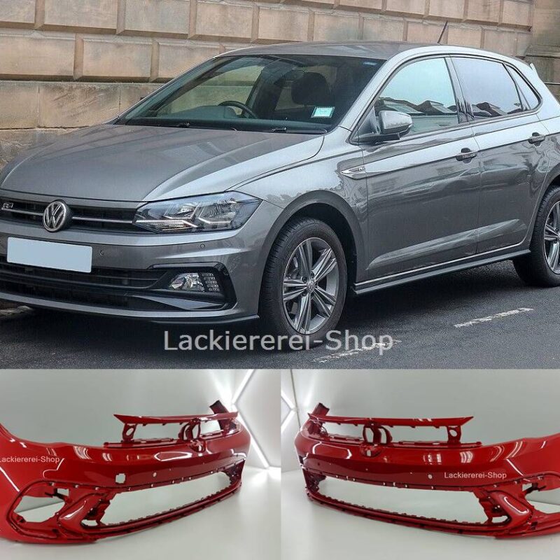 VW Polo GTI/R-line 2017-2021 STOßSTANGE VORNE LACKIERT IN WUNSCHFARBE NEU ORIGINALTEIL