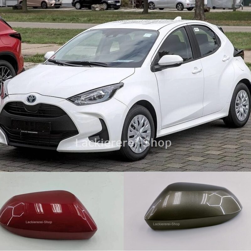 AUßENSPIEGEL KAPPE/GEHÄUSE LACKIERT IN WUNSCHFARBE für Toyota Yaris 4 XP21 2020-