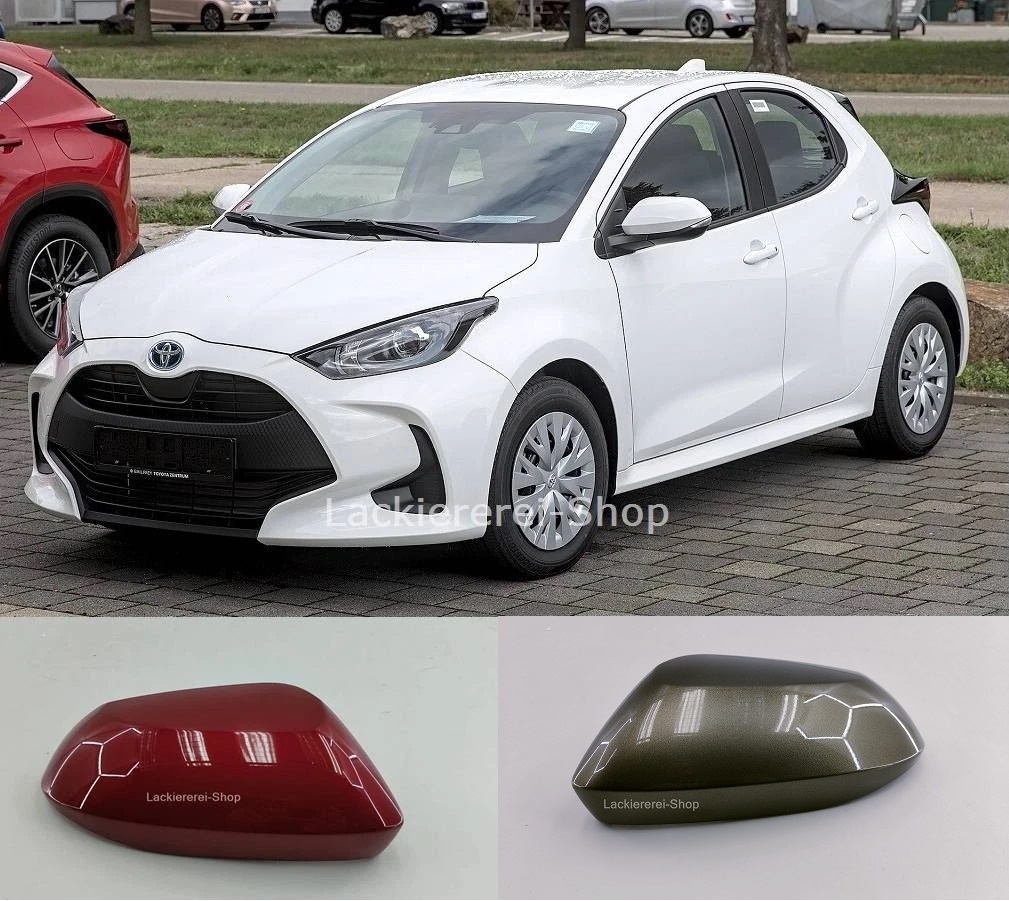 AUßENSPIEGEL KAPPE/GEHÄUSE LACKIERT IN WUNSCHFARBE für Toyota Yaris 4 XP21 2020-