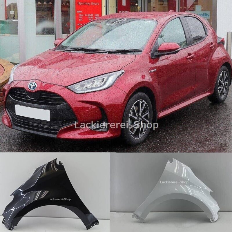 KOTFLÜGEL VORNE LACKIERT IN WUNSCHFARBE NEU für Toyota Yaris 4 XP21 2020-
