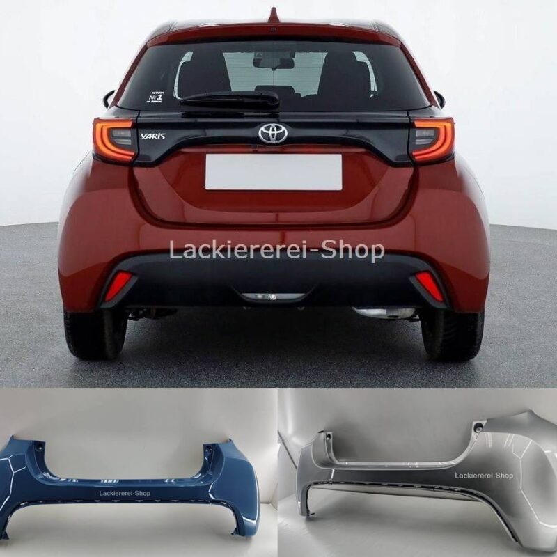STOßSTANGE HINTEN LACKIERT IN WUNSCHFARBE NEU für Toyota Yaris 4 XP21 2020-