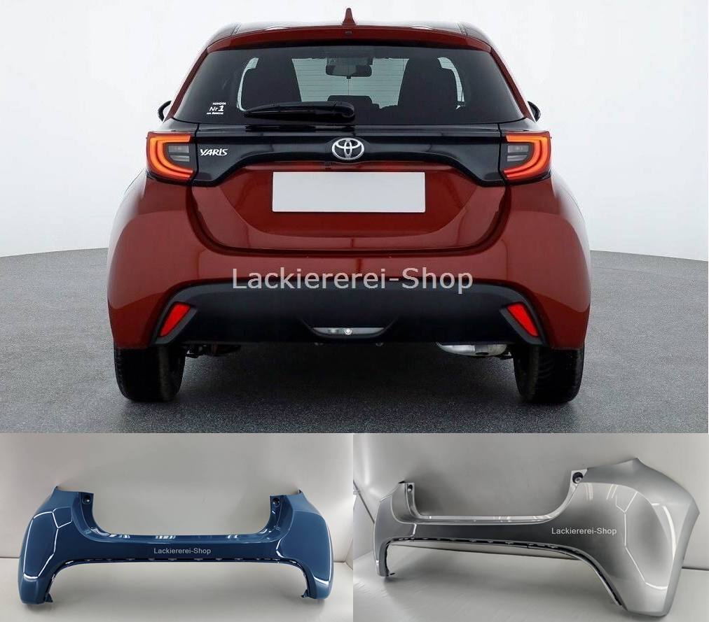 STOßSTANGE HINTEN LACKIERT IN WUNSCHFARBE NEU für Toyota Yaris 4 XP21 2020-