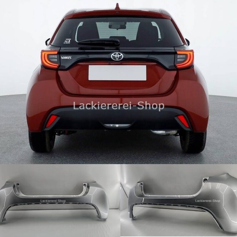 STOßSTANGE HINTEN LACKIERT IN WUNSCHFARBE NEU für Toyota Yaris 4 XP21 2020-