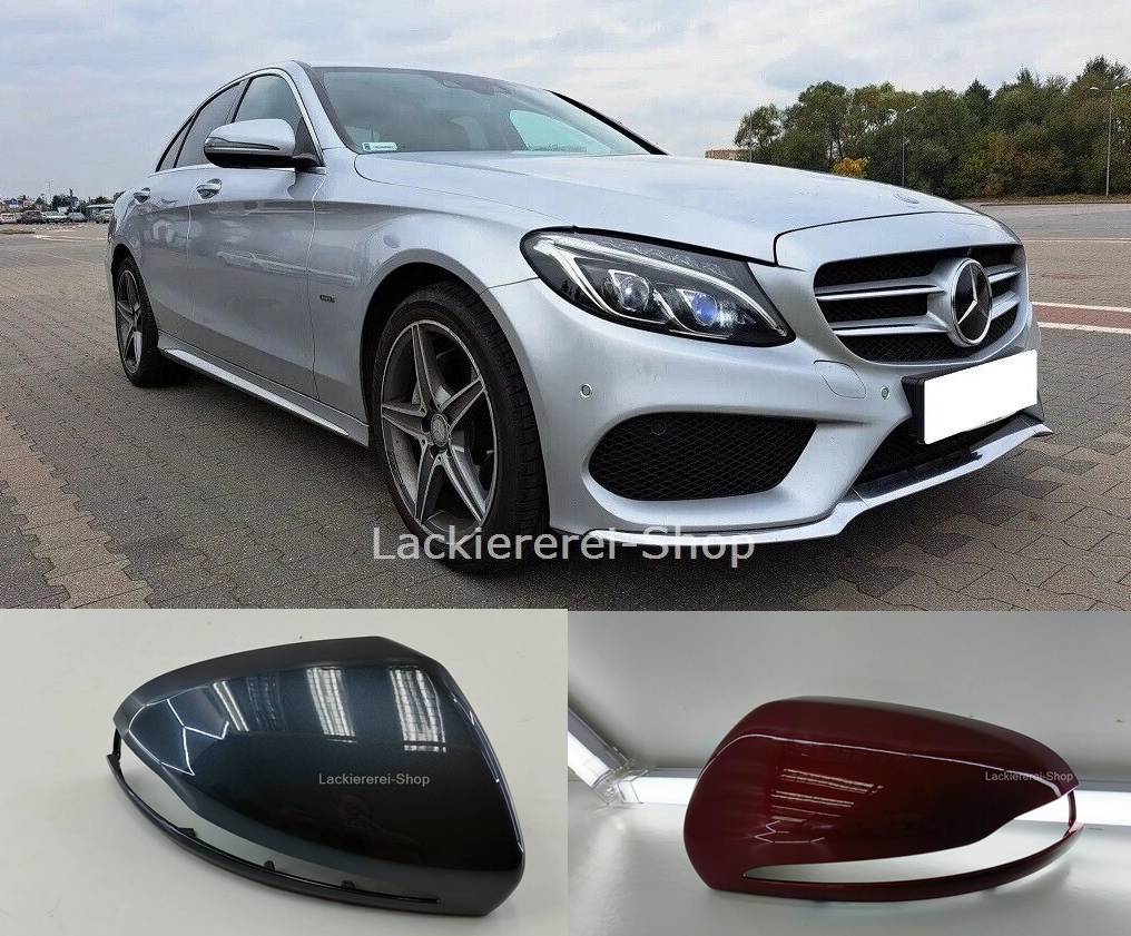 AUßENSPIEGEL KAPPE/GEHÄUSE LACKIERT IN WUNSCHFARBE für Mercedes W205/S205 2014-2021