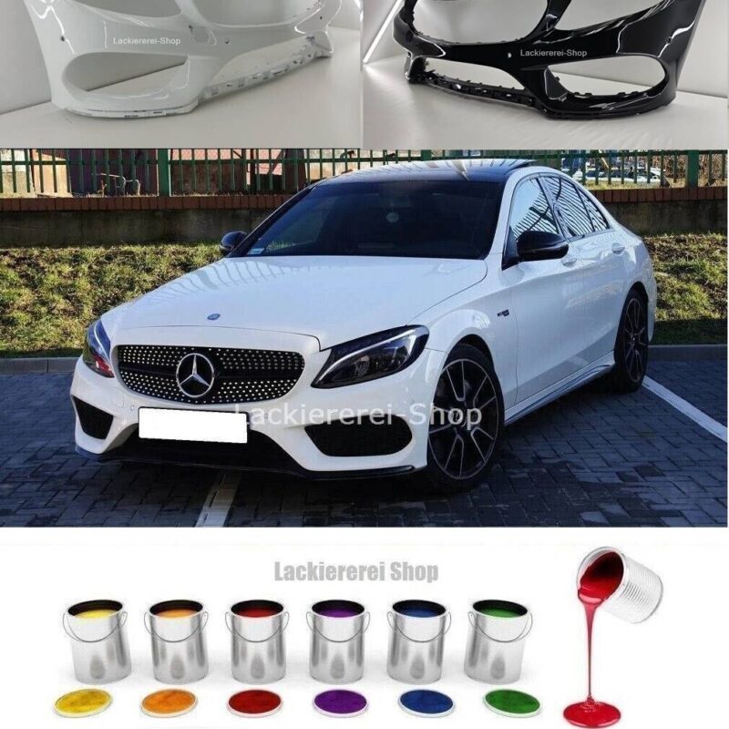 STOßSTANGE VORNE LACKIERT IN WUNSCHFARBE für Mercedes W205/S205 AMG 2014-2018