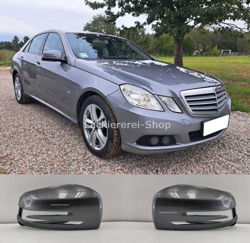 AUßENSPIEGEL KAPPE/GEHÄUSE LACKIERT IN WUNSCHFARBE NEU für Mercedes W212/S212 2009-2016