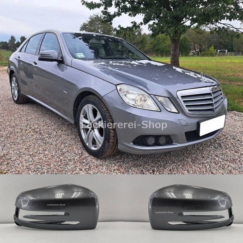 AUßENSPIEGEL KAPPE/GEHÄUSE LACKIERT IN WUNSCHFARBE NEU für Mercedes W212/S212 2009-2016