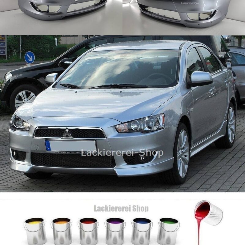 STOßSTANGE VORNE LACKIERT IN WUNSCHFARBE für Mitsubishi Lancer Sport 2007-2011