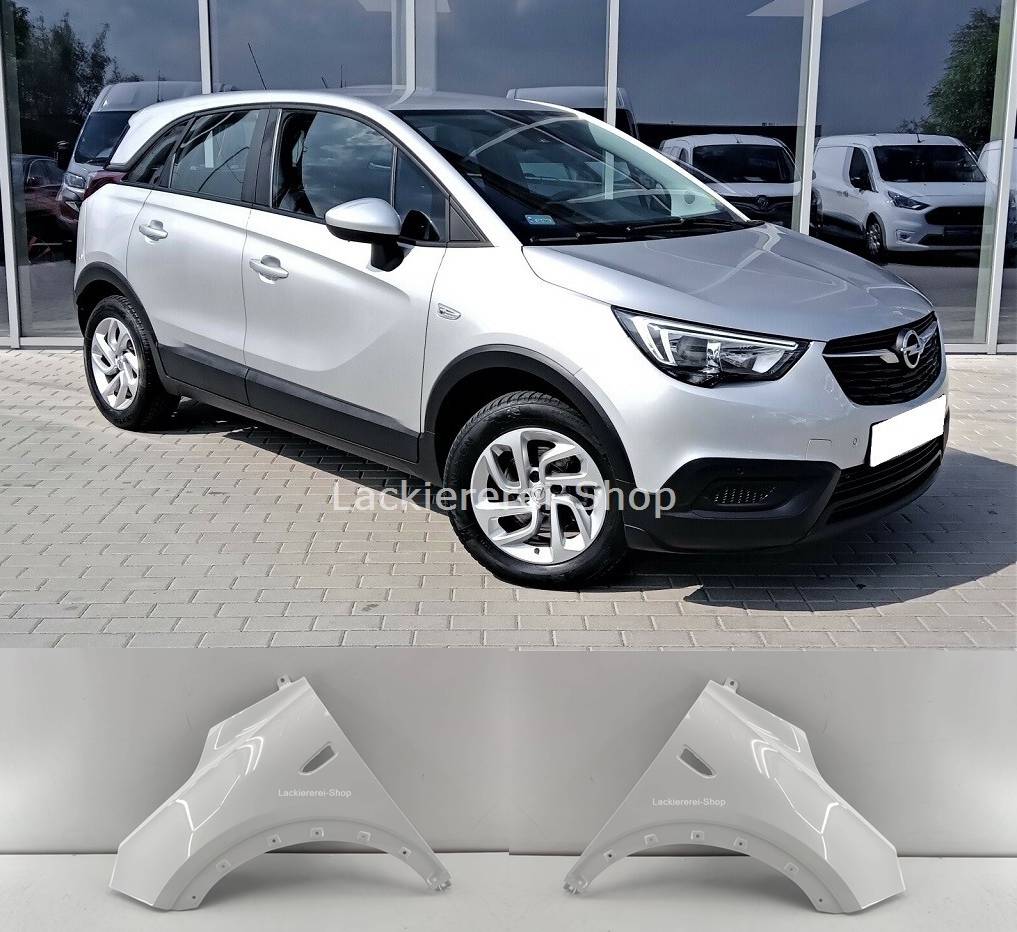 KOTFLÜGEL VORNE LACKIERT IN WUNSCHFARBE NEU für Opel Crossland X 2017-2020