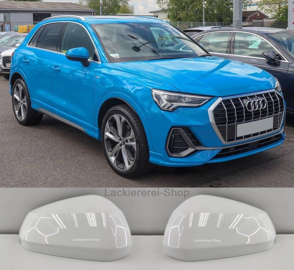 AUßENSPIEGEL KAPPE/GEHÄUSE LACKIERT IN WUNSCHFARBE NEU für Audi Q3 2018-