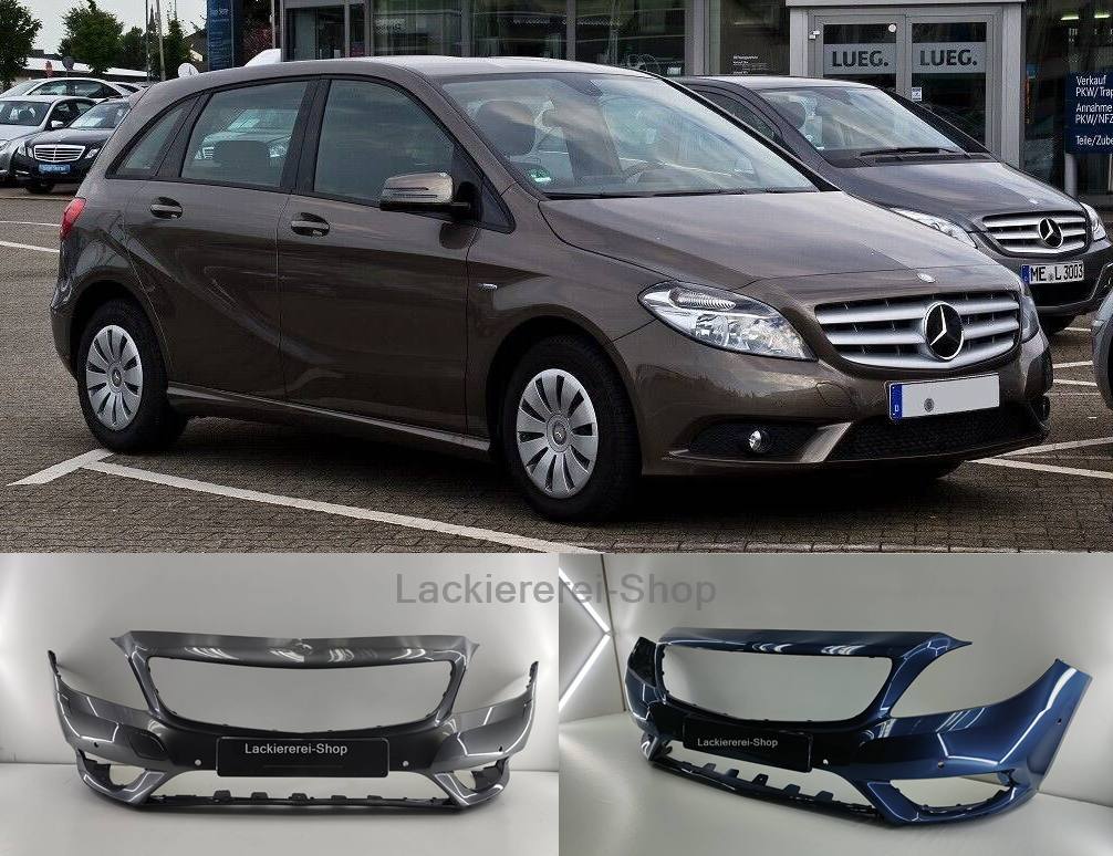 STOßSTANGE VORNE LACKIERT IN WUNSCHFARBE NEU für Mercedes B W246 2011-2014