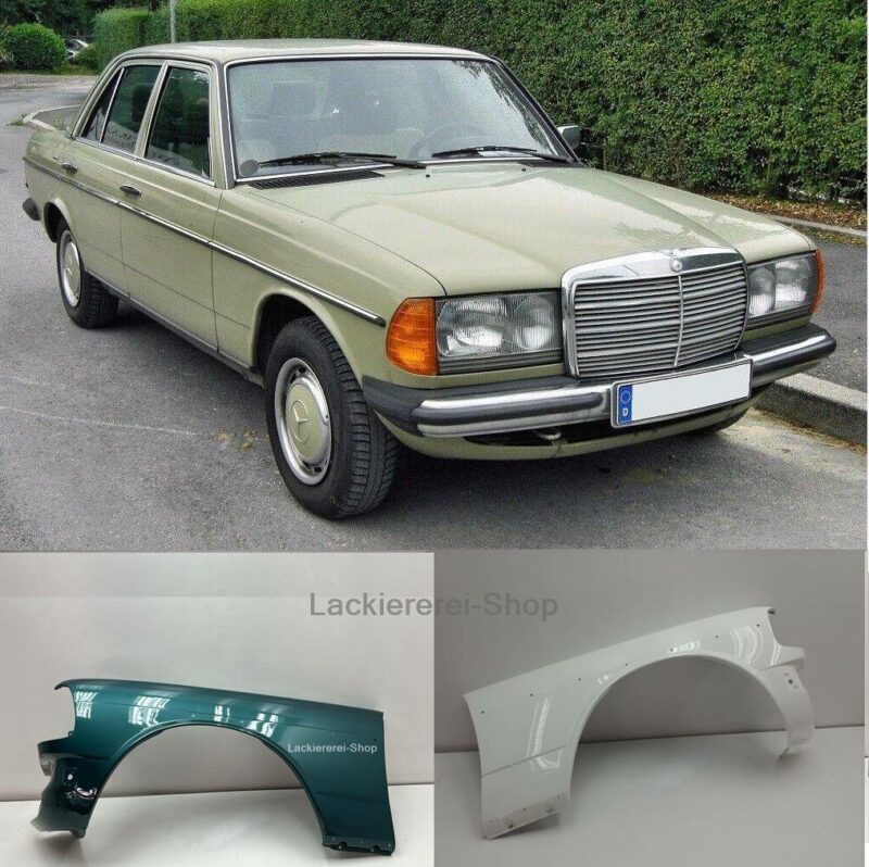 KOTFLÜGEL VORNE LACKIERT IN WUNSCHFARBE NEU für Mercedes-Benz W123/S123