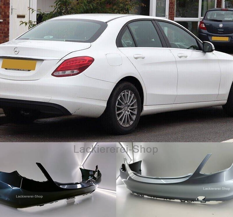 STOßSTANGE HINTEN LACKIERT IN WUNSCHFARBE für Mercedes C-Klasse W205 2014-2018