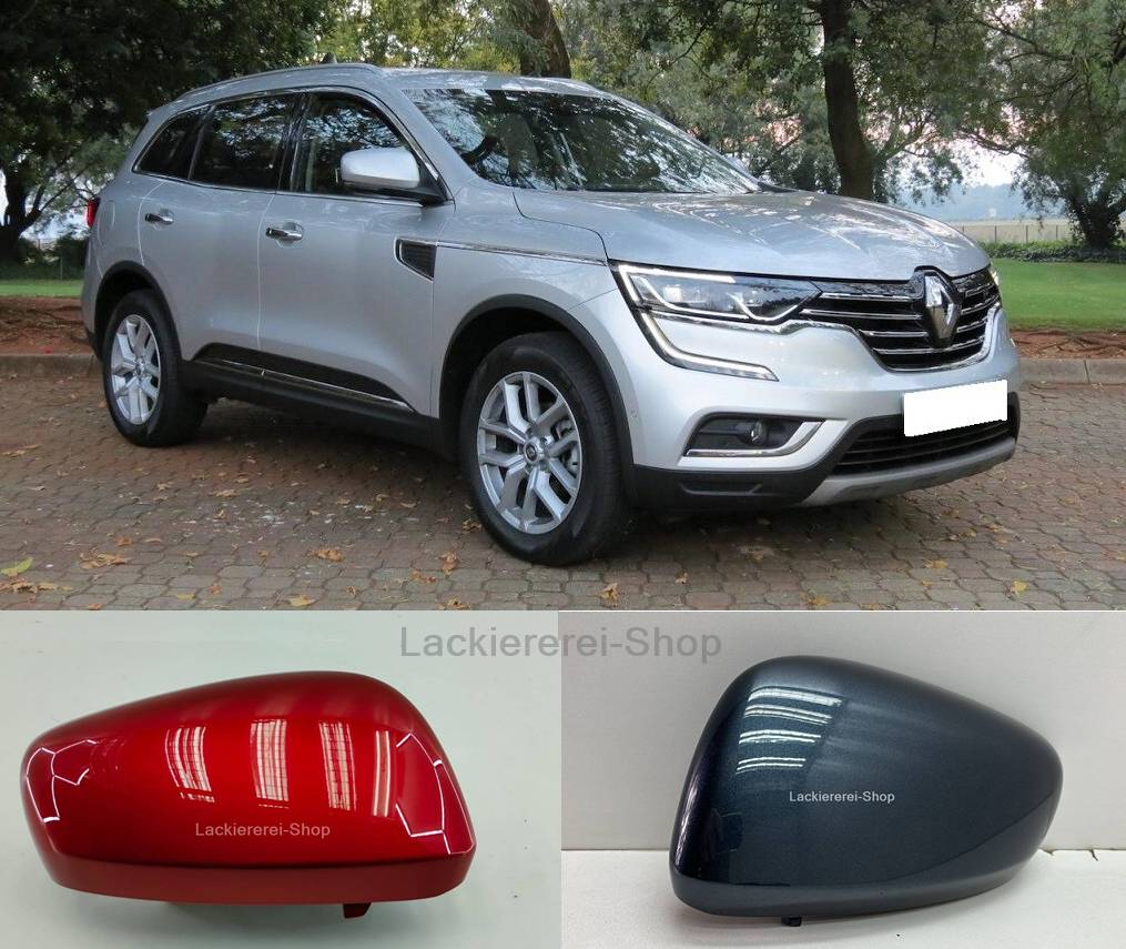 AUßENSPIEGEL KAPPE/GEHÄUSE LACKIERT IN WUNSCHFARBE NEU für Renault Koleos 2016-2023