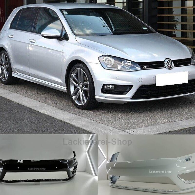 STOßSTANGE VORNE LACKIERT IN WUNSCHFARBE NEU Originalteil VW Golf 7 2012-2017 R/R-Line