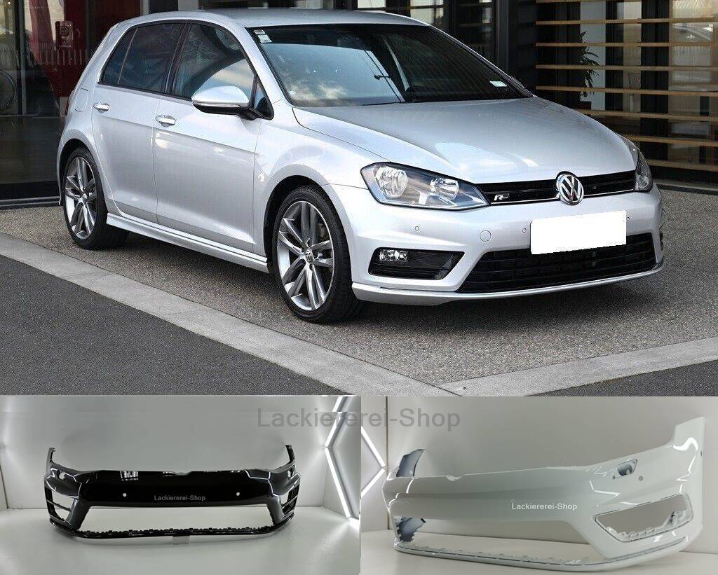 STOßSTANGE VORNE LACKIERT IN WUNSCHFARBE NEU Originalteil VW Golf 7 2012-2017 R/R-Line