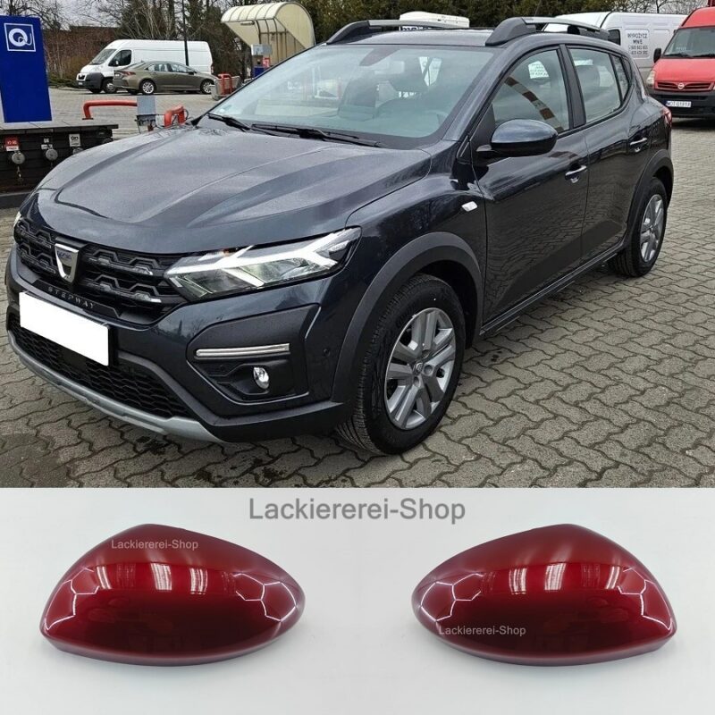 AUßENSPIEGEL KAPPE/GEHÄUSE LACKIERT IN WUNSCHFARBE NEU für Dacia Sandero III 2021-