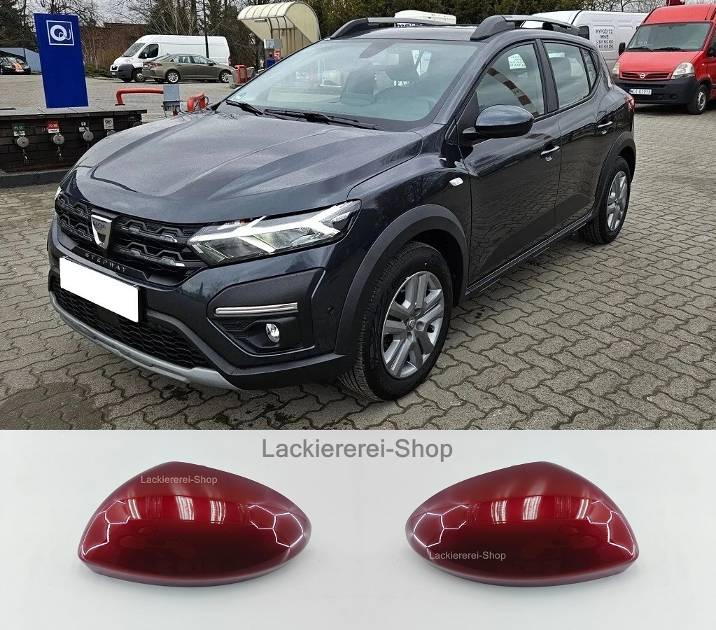 AUßENSPIEGEL KAPPE/GEHÄUSE LACKIERT IN WUNSCHFARBE NEU für Dacia Sandero III 2021-