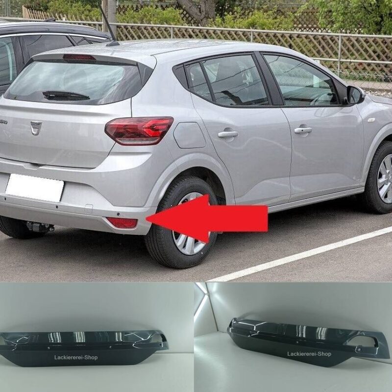 STOßSTANGE HINTEN UNTERTEIL LACKIERT IN WUNSCHFARBE NEU für Dacia Sandero 2021-