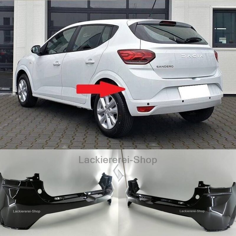 STOßSTANGE HINTEN LACKIERT IN WUNSCHFARBE NEU für Dacia Sandero III 2021-