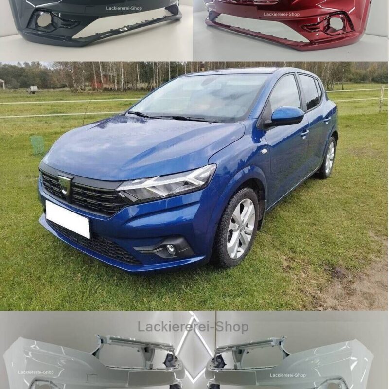 STOßSTANGE VORNE LACKIERT IN WUNSCHFARBE NEU für Dacia Sandero III 2021-