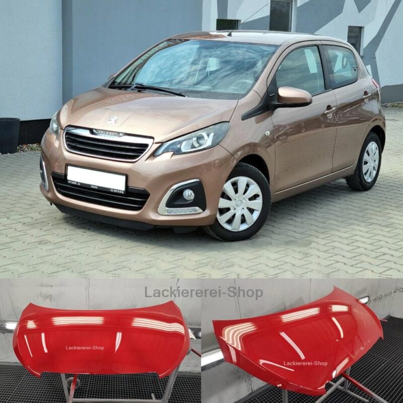 MOTORHAUBE LACKIERT IN WUNSCHFARBE NEU für Peugeot 108 2014-2021