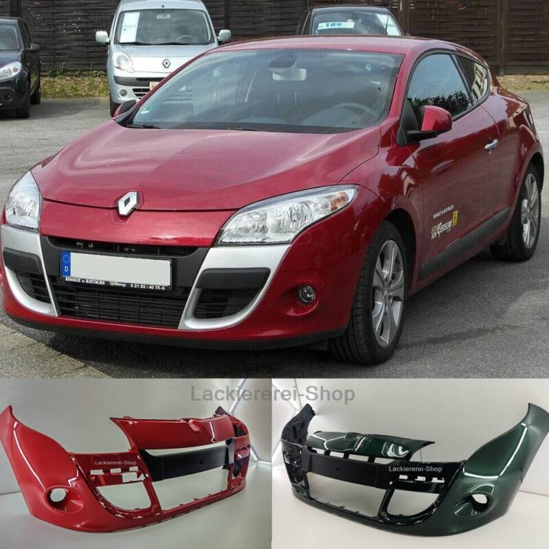 STOßSTANGE VORNE LACKIERT IN WUNSCHFARBE NEU für Renault Megane 2008-2012 Coupe/CC