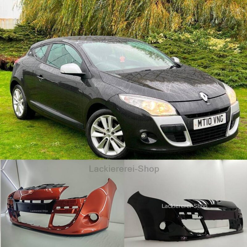 STOßSTANGE VORNE LACKIERT IN WUNSCHFARBE NEU für Renault Megane 2008-2012 Coupe/CC