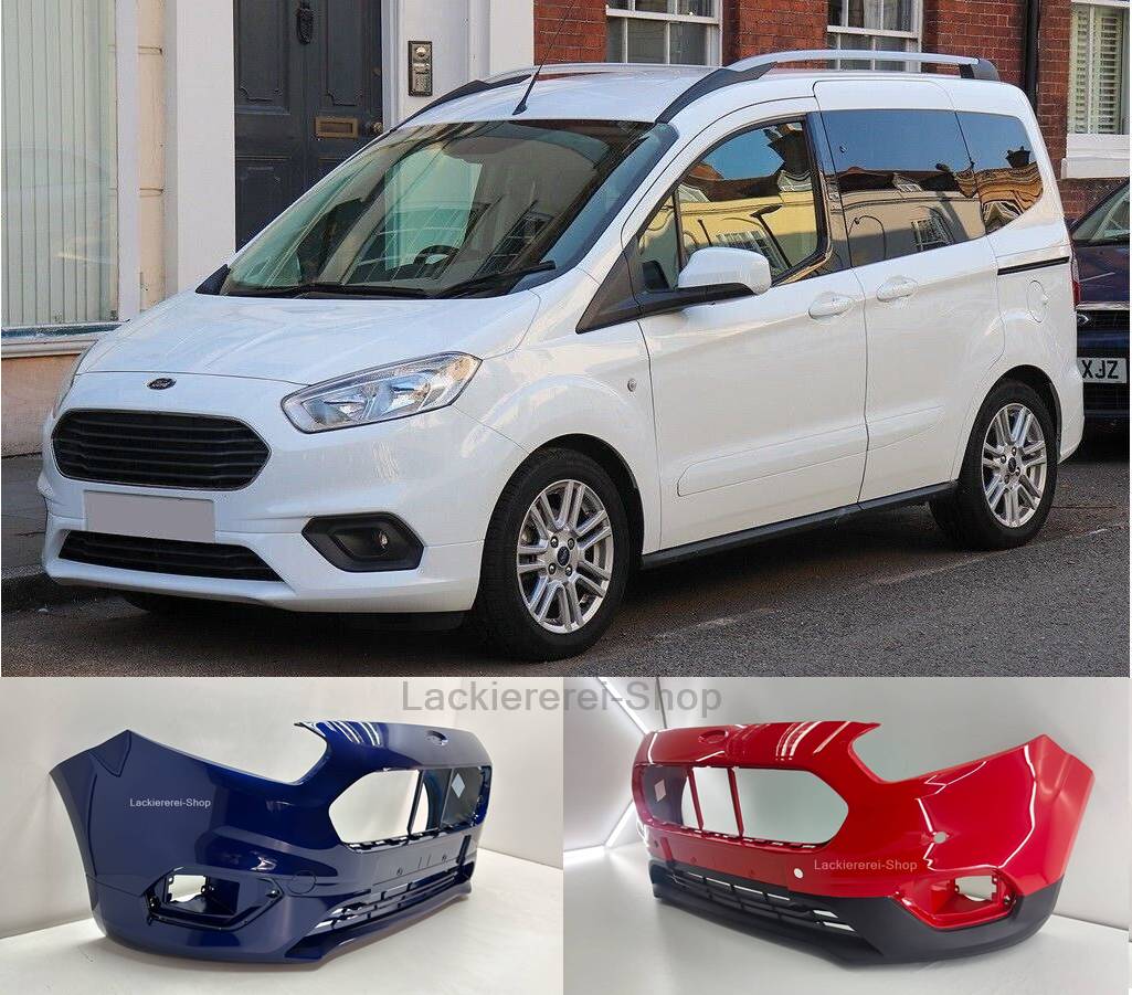 STOßSTANGE VORNE LACKIERT IN WUNSCHFARBE NEU für Ford Tourneo Courier 2018-2023