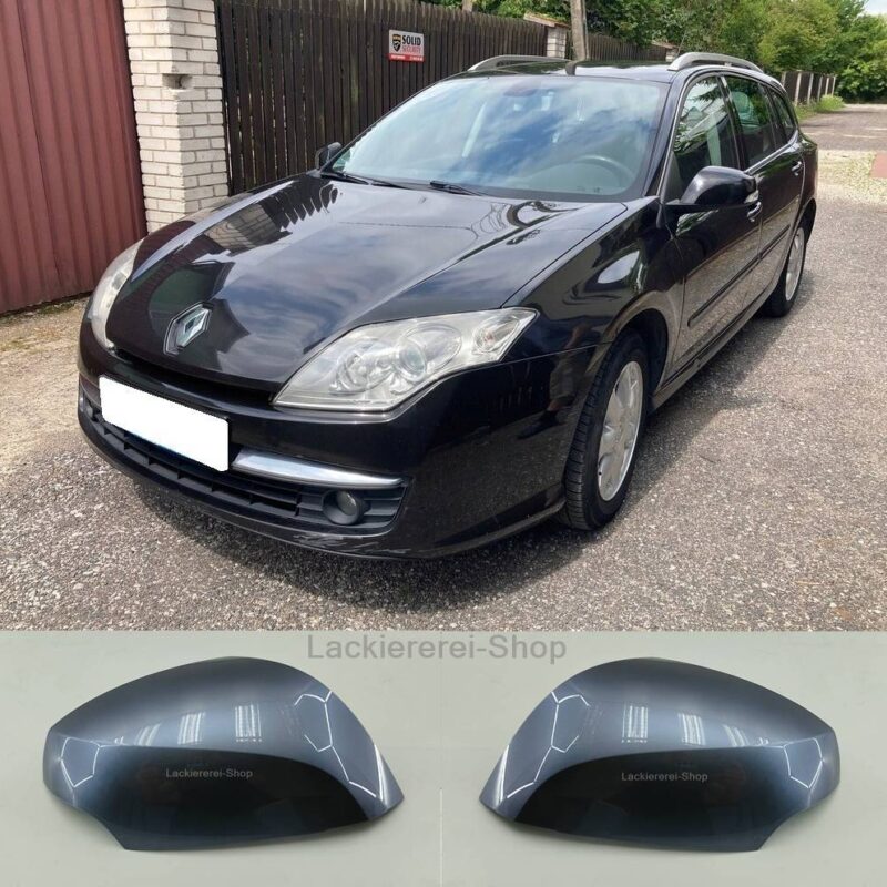 AUßENSPIEGEL KAPPE/GEHÄUSE LACKIERT IN WUNSCHFARBE NEU für Renault Laguna 2007-2015