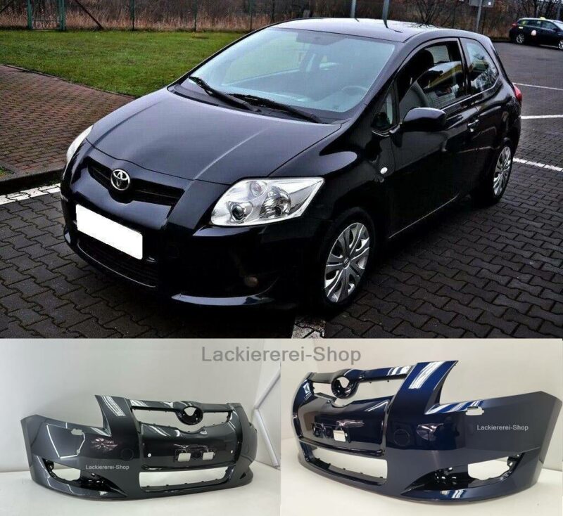 STOßSTANGE VORNE LACKIERT IN WUNSCHFARBE NEU für Toyota Auris 2007-2010 SRA PDC