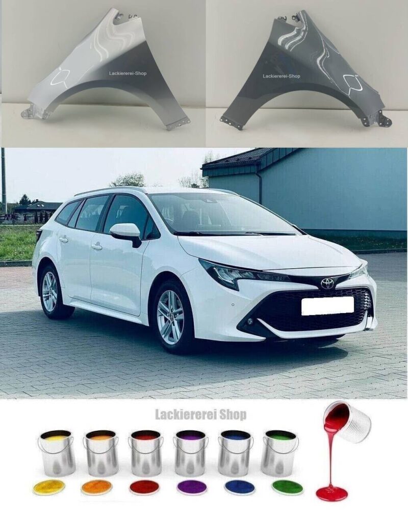 KOTFLÜGEL VORNE LACKIERT IN WUNSCHFARBE NEU für Toyota Corolla 2018-