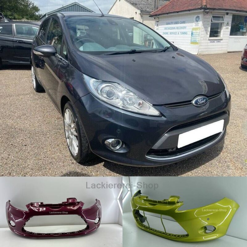 STOßSTANGE VORNE LACKIERT IN WUNSCHFARBE NEU für Ford Fiesta JA8 2008-2013 mit PDC