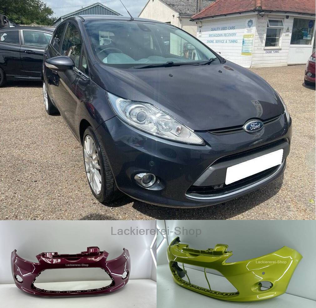 STOßSTANGE VORNE LACKIERT IN WUNSCHFARBE NEU für Ford Fiesta JA8 2008-2013 mit PDC