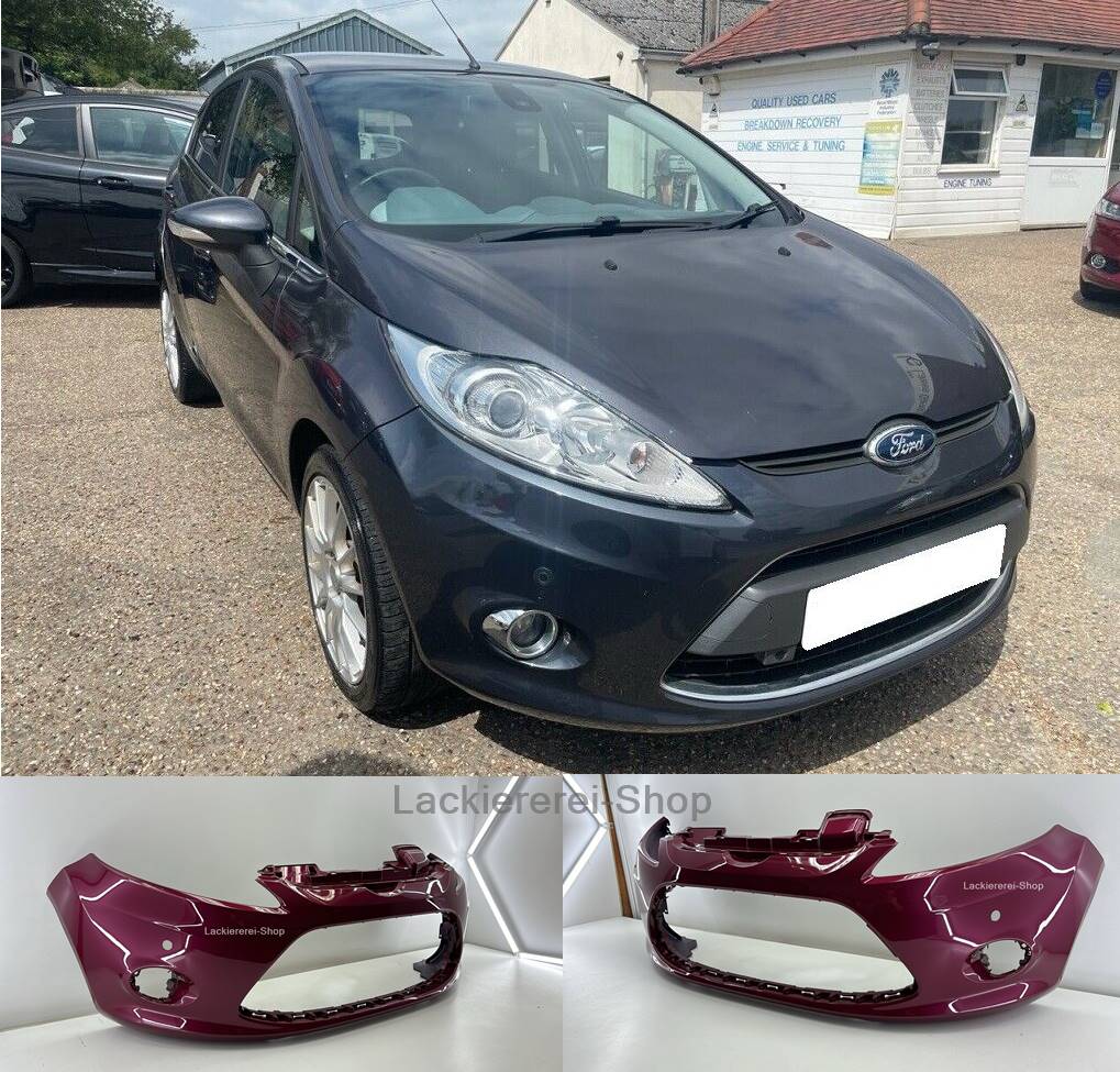 STOßSTANGE VORNE LACKIERT IN WUNSCHFARBE NEU für Ford Fiesta JA8 PDC mit Nebel.