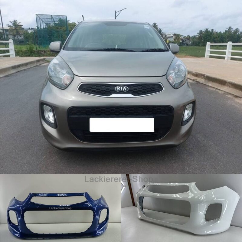 STOßSTANGE VORNE LACKIERT IN WUNSCHFARBE NEU für Kia Picanto 2015-2017 5-Türer