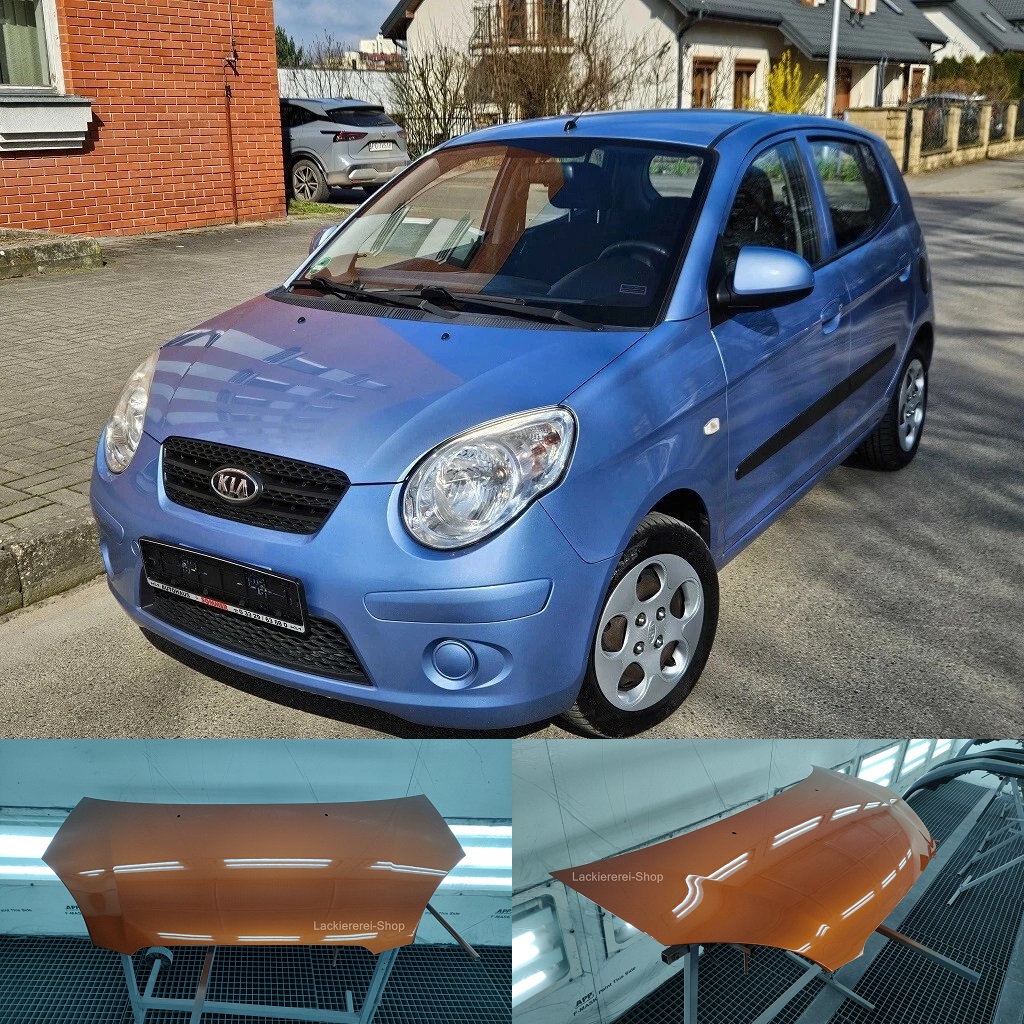 MOTORHAUBE LACKIERT IN WUNSCHFARBE NEU für Kia Picanto 2007-2011