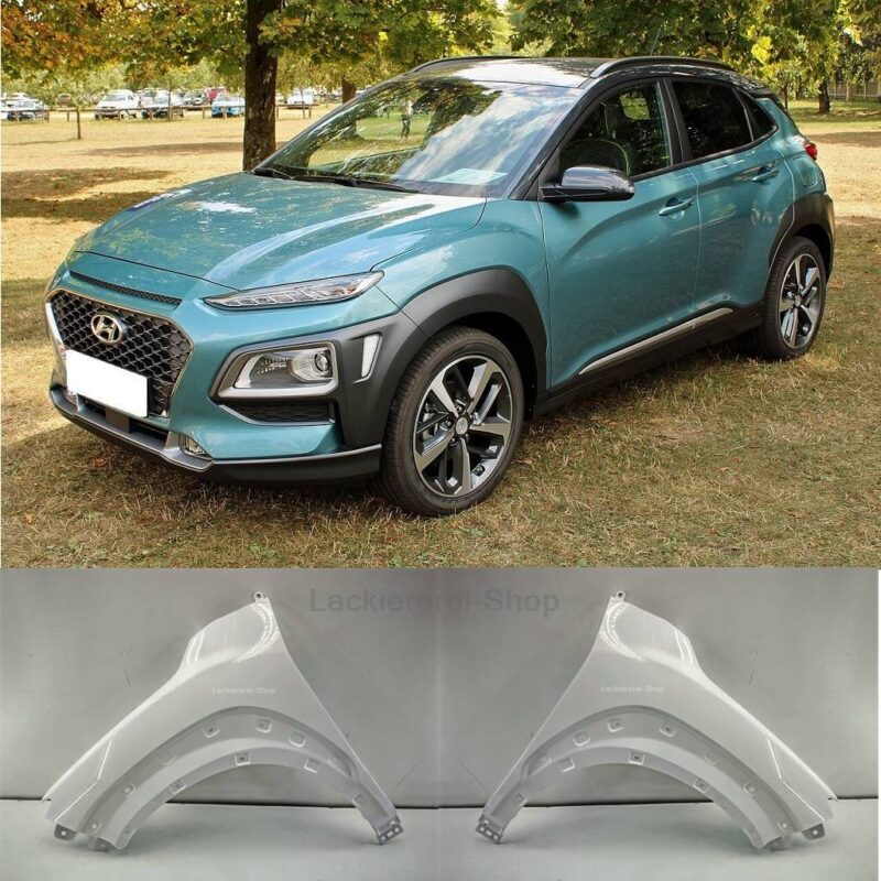 KOTFLÜGEL VORNE LACKIERT IN WUNSCHFARBE NEU für Hyundai Kona 2017-2023