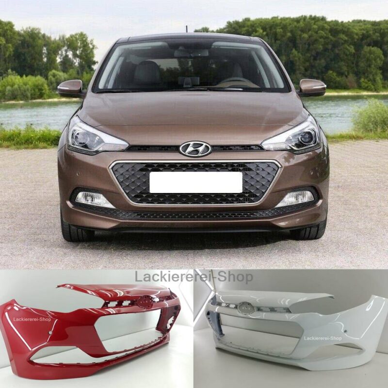 STOßSTANGE VORNE LACKIERT IN WUNSCHFARBE NEU für Hyundai i20 2014-2018 mit PDC