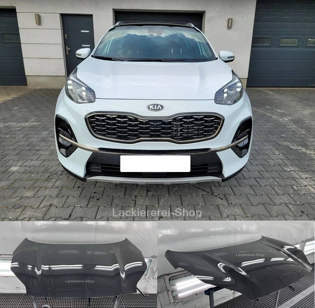 MOTORHAUBE LACKIERT IN IHRER WUNSCHFARBE NEU für Kia Sportage 2015-2021
