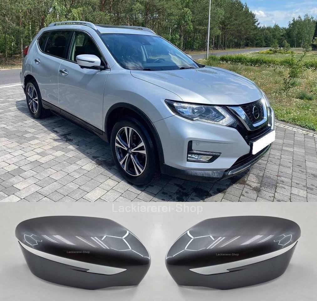 AUßENSPIEGEL KAPPE/GEHÄUSE LACKIERT IN WUNSCHFARBE NEU für Nissan X-Trail 2014-2022