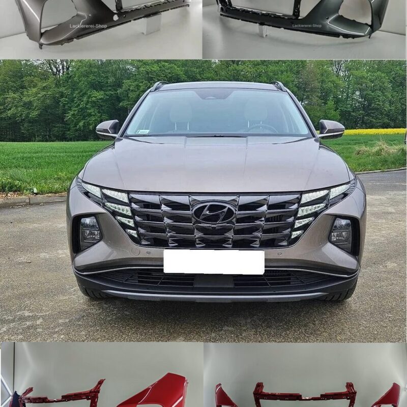 STOßSTANGE VORNE LACKIERT IN WUNSCHFARBE NEU für Hyundai Tucson 2020-2024 PDC