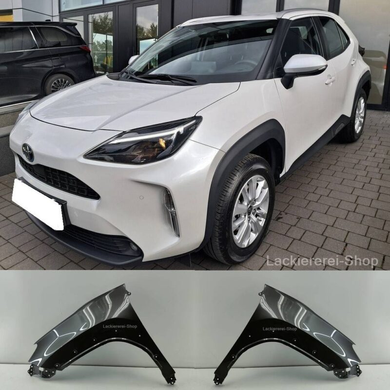 KOTFLÜGEL VORNE LACKIERT IN WUNSCHFARBE NEU für Toyota Yaris Cross 2020-