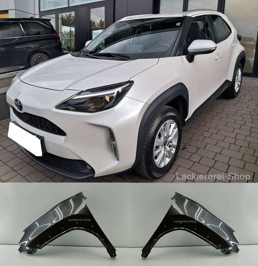 KOTFLÜGEL VORNE LACKIERT IN WUNSCHFARBE NEU für Toyota Yaris Cross 2020-