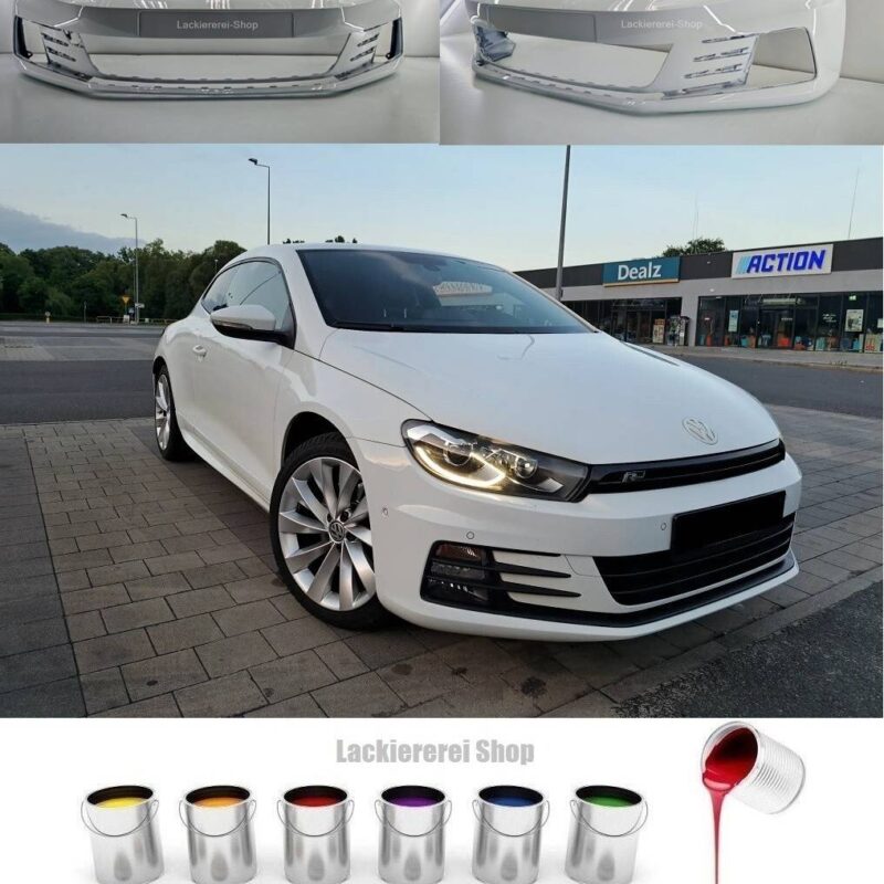 STOßSTANGE VORNE LACKIERT IN WUNSCHFARBE NEU für VW Scirocco 2014-2017
