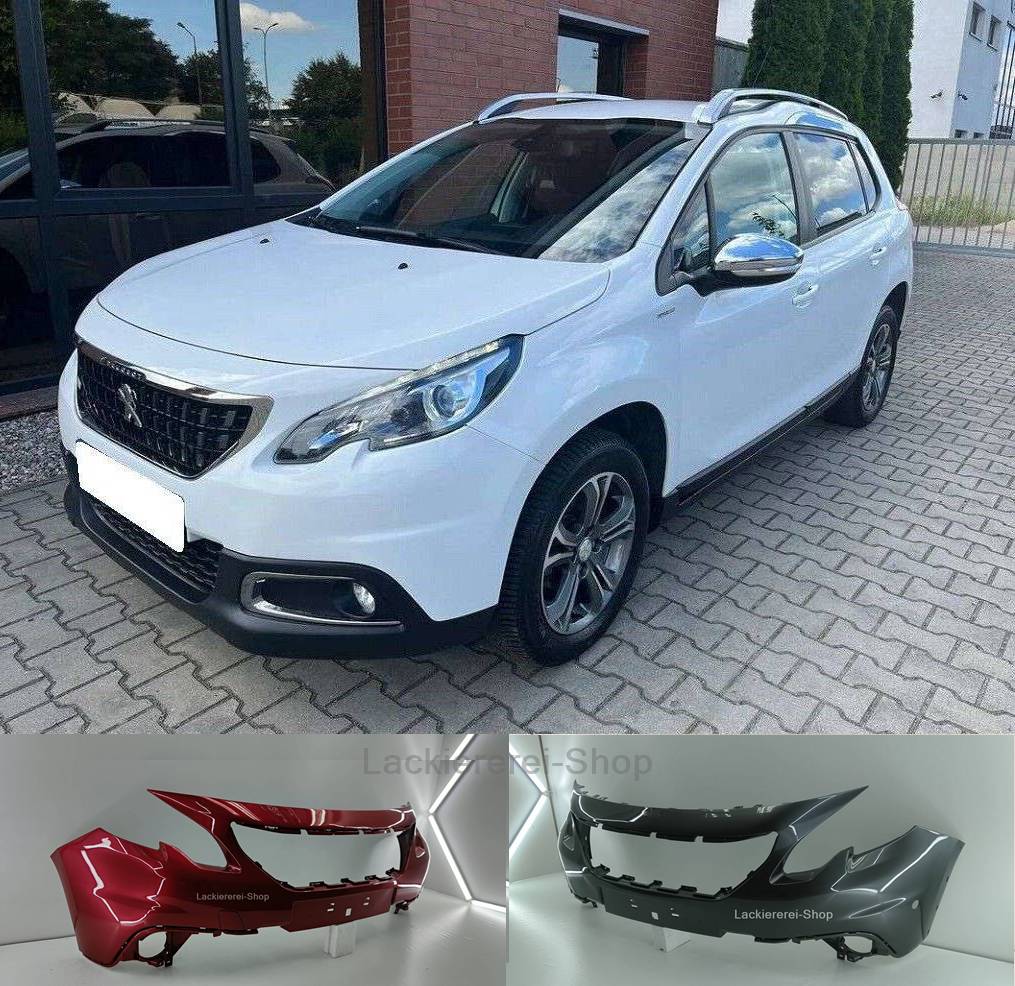 STOßSTANGE VORNE LACKIERT IN WUNSCHFARBE NEU für Peugeot 2008 2016-2019