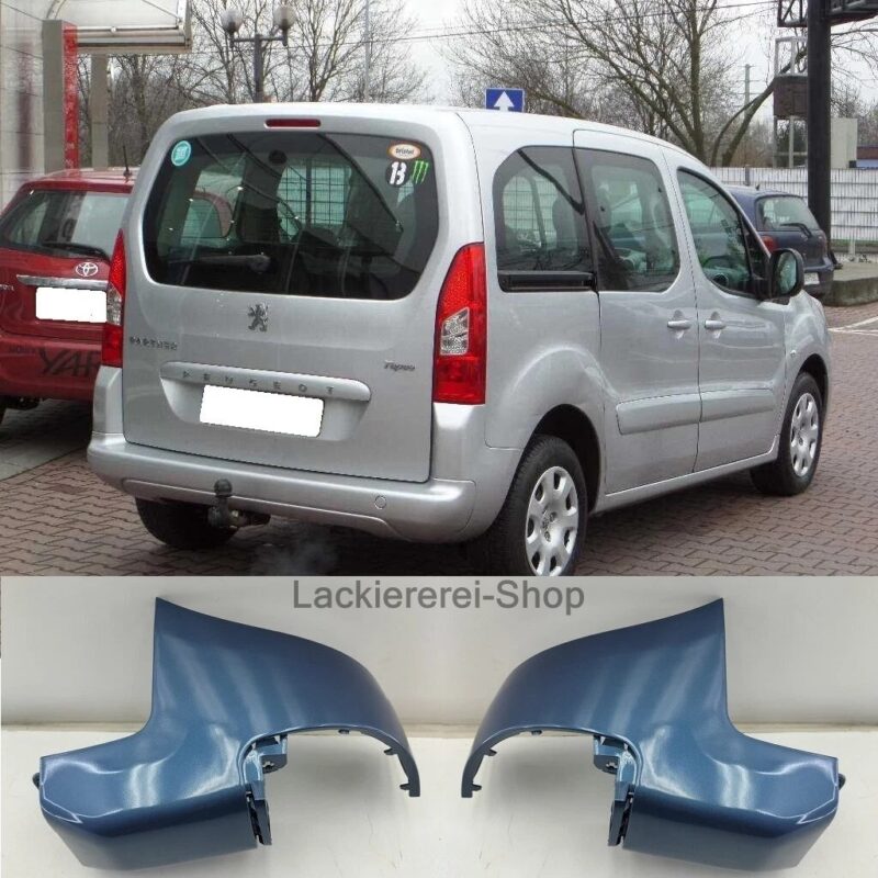 STOßSTANGE ECKE HINTEN LACKIERT IN WUNSCHFARBE NEU für Peugeot Partner 2008-2018